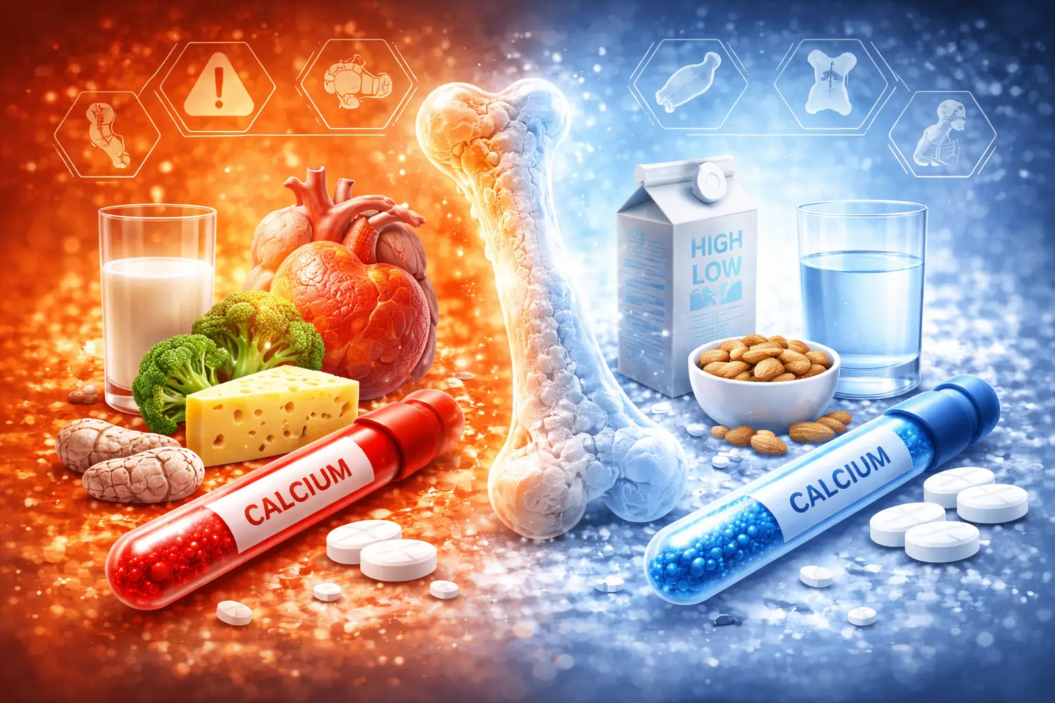 High and low calcium levels